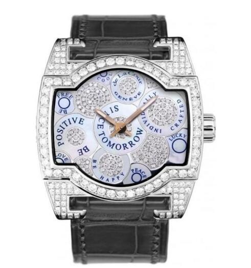 Luxury replica DeLaCour SAQRA PETITE 1 QUARTZ WHITE GOLD watch WAWG1142-1149 Luxury replica DeLaCour SAQRA PETITE 1 QUARTZ WHITE GOLD watch WAWG1142-1149